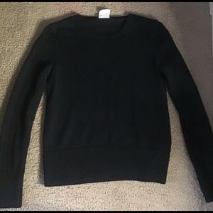Warm black sweater that will look good and go with anything! In good condition